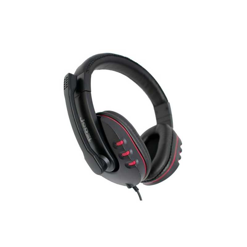 Jedel JD-032 Gaming Headset with Boom Mic, 40mm Drivers,  In-Line Volume Controls, 3.5mm Jack