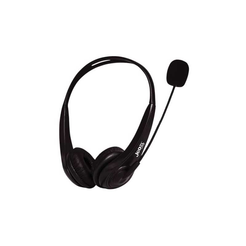 Jedel SH-712 USB Noise Cancelling Headset with Boom Microphone, In-line Controls