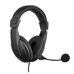 Sandberg USB Headset with Boom Mic, 40mm Drivers,  In-Line Volume Controls, 5 Year Warranty