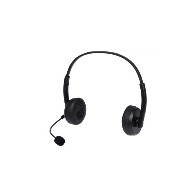 Sandberg USB Office Headset with Boom Mic, 30mm Drivers, In-Line Controls, 5 Year Warranty
