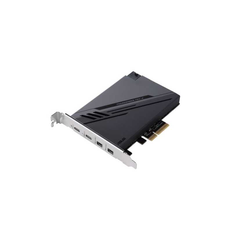 Asus ThunderboltEX 4 Card, PCI Express, 2 x Thunderbolt 4 (USB-C), 2 x Mini DisplayPort In, TBT Header, USB 2.0 Header