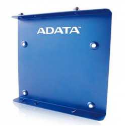 Adata SSD Mounting Kit, Frame to Fit 2.5" SSD or HDD into a 3.5" Drive Bay, Blue Metal 