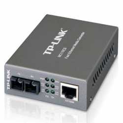 TP-LINK (MC110CS) Single-Mode SC Fiber Media Converter, up to 20km, 100B-FX to 100B-TX Copper