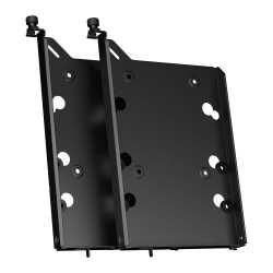 Fractal Design HDD Tray Kit - Type-B (2-pack), Black, 2x 3.5”/2.5” Trays - For Fractal Design cases with Type-B HDD mounts o