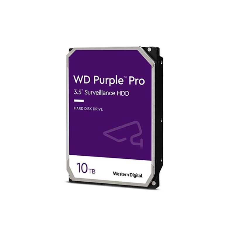 WD 3.5", 10TB, SATA3, Purple Surveillance Hard Drive, 7200RPM, 256MB Cache, OEM