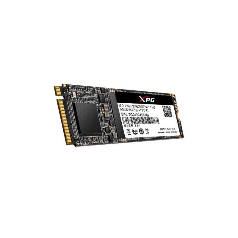 ADATA 1TB XPG SX6000 PRO M.2 NVMe SSD, M.2 2280, PCIe, 3D NAND, R/W 2100/1500 MB/s