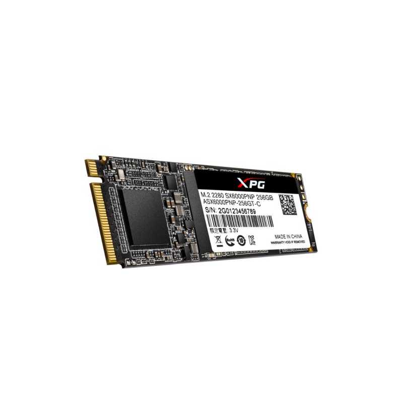 ADATA 256GB XPG SX6000 PRO M.2 NVMe SSD, M.2 2280, PCIe, 3D NAND, R/W 2100/1200 MB/s