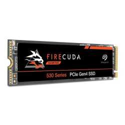Seagate 500GB FireCuda 530 M.2 NVMe SSD, M.2 2280, PCIe 4.0, TLC 3D NAND, R/W 7000/3000 MB/s, 400K/700K IOPS