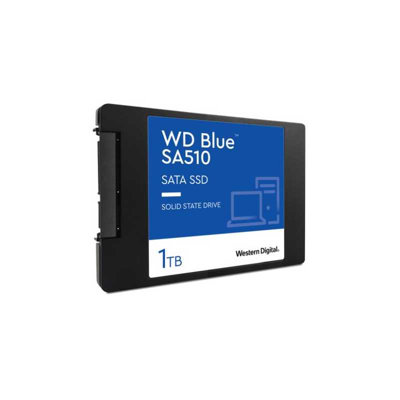 WD 1TB Blue SA510 G3 SSD, 2.5", SATA3, R/W 560/520 MB/s, 90K/82K IOPS, 7mm