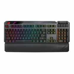 Asus ROG CLAYMORE II RGB Mechanical Gaming Keyboard w/ PBT Keycaps, Wired/Wireless, RX Red Mechanical Switches, Fully Programmab