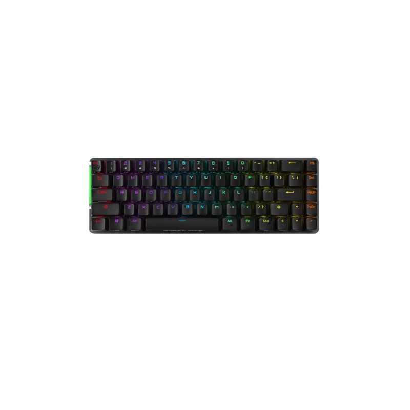 Asus ROG FALCHION NX RED Compact 65% Mechanical RGB Gaming Keyboard, Wireless/USB, ROG NX Red Switches, Per-key RGB Lighting, To