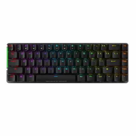 Asus ROG FALCHION NX RED Compact 65% Mechanical RGB Gaming Keyboard, Wireless/USB, ROG NX Red Switches, Per-key RGB Lighting, To