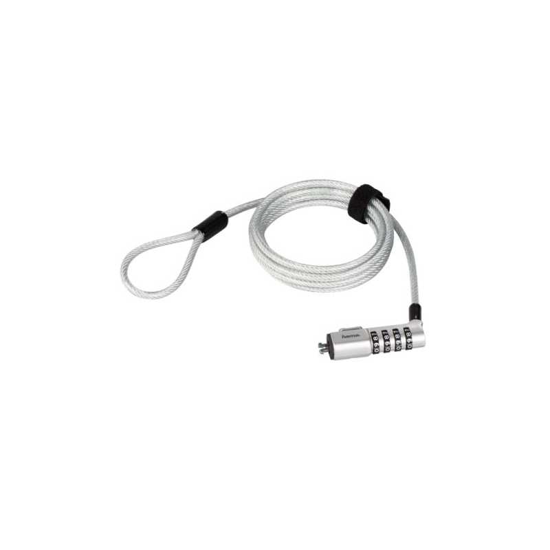 Hama Nano Notebook Lock with 4-Digit Number Combination, Hook & Loop Cable Tie Hama Nano Notebook Lock with 4-Digit Number Combination, Hook & Loop Cable Tie