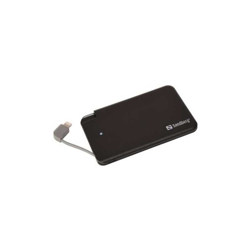 Sandberg (480-13) 2500mAh Excellence Power Bank, Lightning Connector Only, Thin/Light, 5 Year Warranty