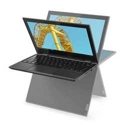 Lenovo WinBook 300E (2nd Gen) Laptop, 11.6" IPS Touchscreen, Celeron N4120, 4GB, 128GB SSD, 360° Hinge, No Optical or LAN, USB