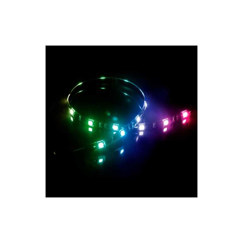 Akasa Vegas MB RGB LED Light Strip, 50cm, 12V, Molex 4 Pin, Magnetic Backing, Aura Sync Compatible