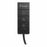 Fractal Design Adjust 2 Digital Fan & ARGB Lighting Controller, 12 Colour Modes, 5 Brightness Modes, Motion Effects, No Software