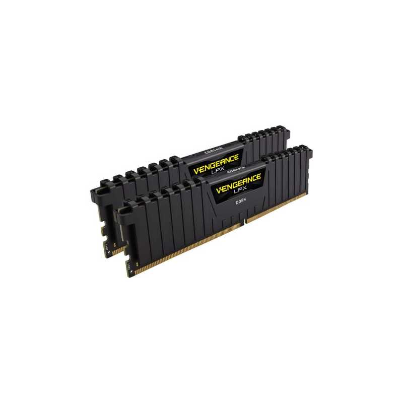 Corsair Vengeance LPX 16GB Kit (2 x 8GB), DDR4, 3200MHz (PC4-25600), CL16, XMP 2.0, DIMM Memory