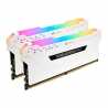 Corsair Vengeance RGB Pro 16GB Memory Kit (2 x 8GB), DDR4, 3200MHz (PC4-25600), CL16, XMP 2.0, White