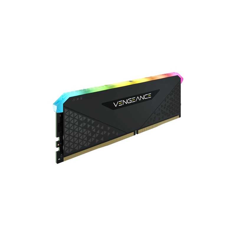 Corsair Vengeance RGB RS 8GB Memory (1 x 8GB), DDR4, 3200MHz (PC4-25600), CL16, XMP 2.0, 6 LEDs, Black