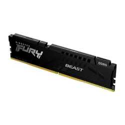 Kingston FURY Beast KF552C40BB-16 Gaming System Memory, DDR5, 5200MHz, 1 x 16Gb, Black Heatsink, 288 Pin, 1.25v, CL40