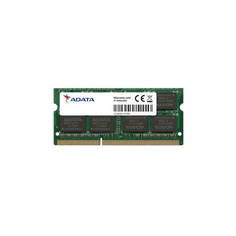 ADATA 8GB, DDR3L, 1600MHz (PC3-12800), CL11, SODIMM Memory *Low Voltage 1.35V*