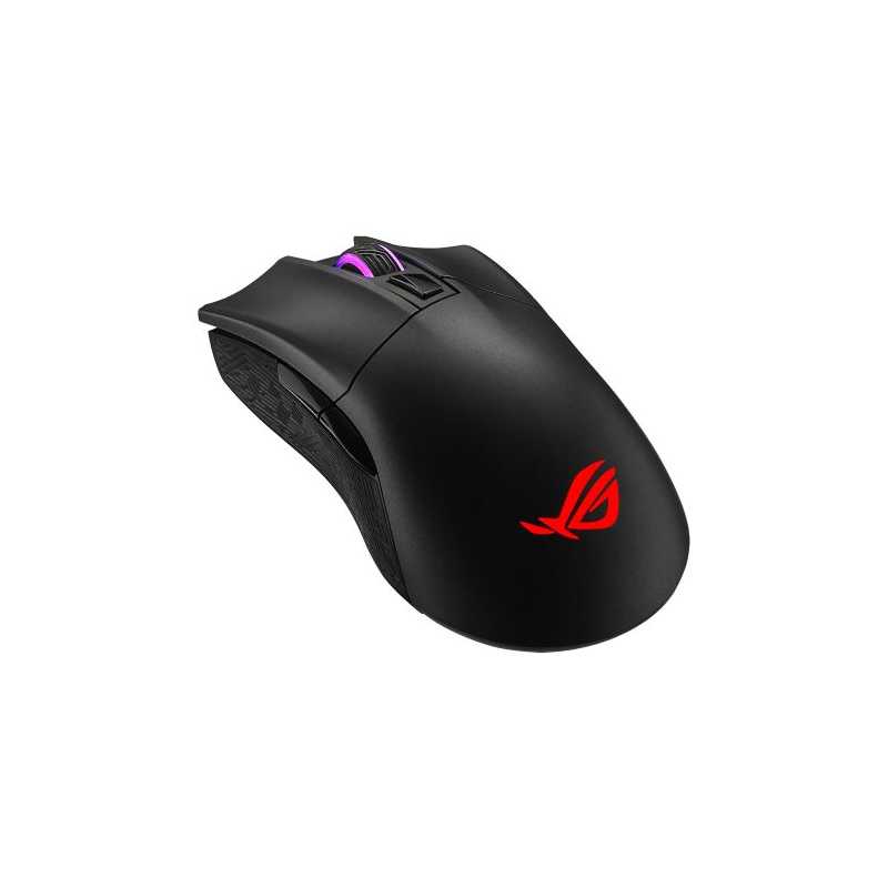 Asus ROG Gladius II Wireless/Bluetooth Gaming Mouse, 16000 DPI, Exclusive Switch Socket, RGB Lighting