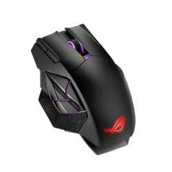 Asus ROG Spatha X Gaming Mouse, Wired/Wireless, 19,000 DPI, 12 Programmable Buttons, RGB LED, ROG