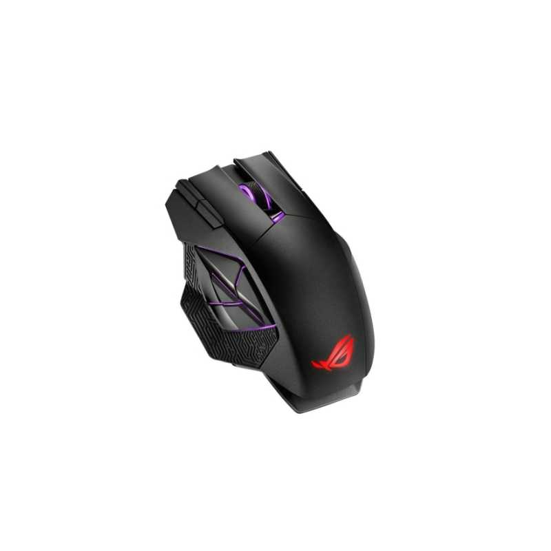 Asus ROG Spatha X Gaming Mouse, Wired/Wireless, 19,000 DPI, 12 Programmable Buttons, RGB LED, ROG