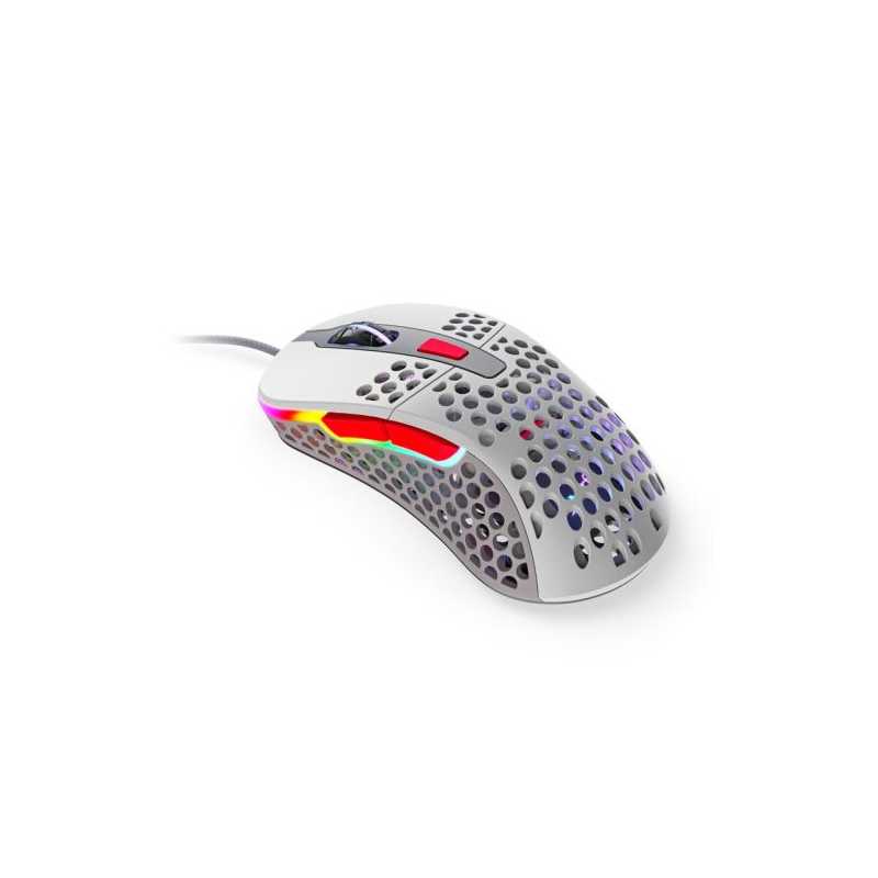Xtrfy M4 RGB Wired Optical Gaming Mouse, USB, 400-16000 DPI, Omron Switches, 125-1000 Hz, Adjustable RGB, Retro