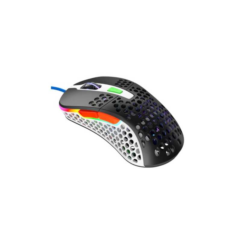 Xtrfy M4 RGB Wired Optical Gaming Mouse, USB, 400-16000 DPI, Omron Switches, 125-1000 Hz, Adjustable RGB, Street Edition
