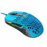 XTRFY M42 Wired Optical Ultra-Light Gaming Mouse, USB, 400-16000 DPI, Omron Switches, Adjustable RGB, Modular Design, Miami Blue