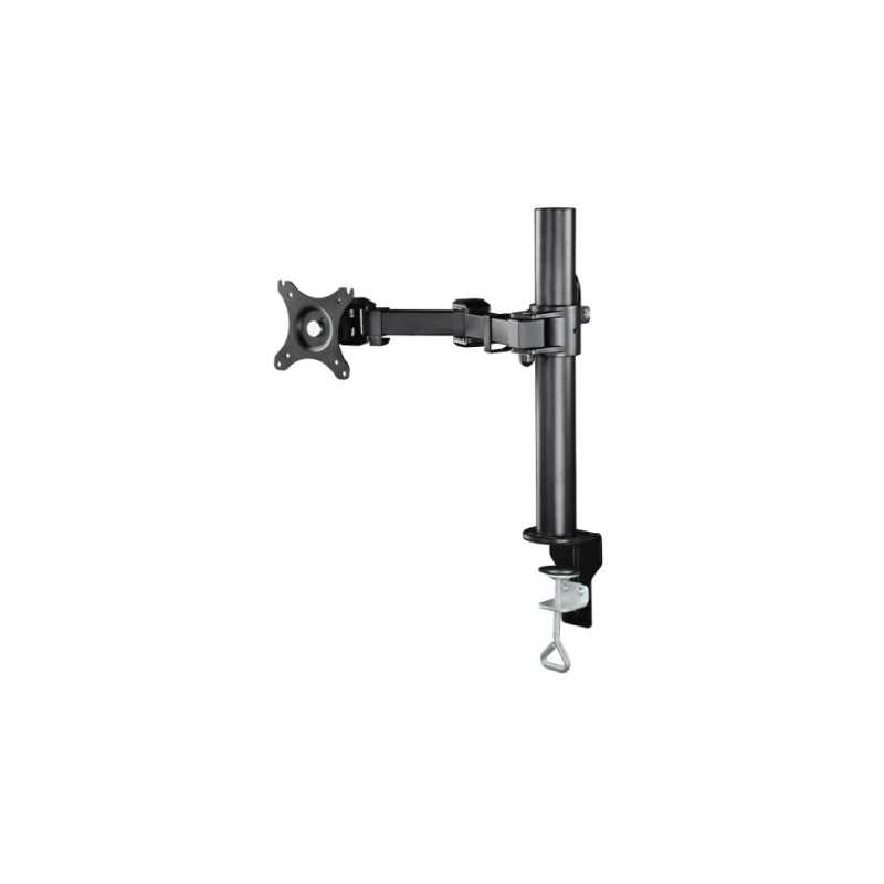 Hama FULLMOTION Single Monitor Arm, Up to 26" Monitors, Tilt 90 / 90°, 360° Rotation