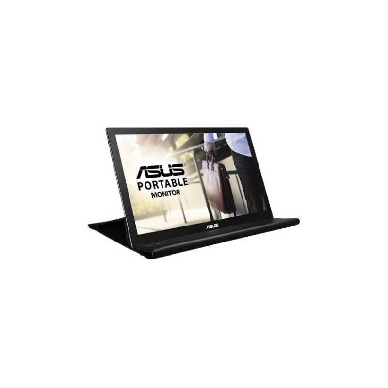 Asus 15.6" Portable IPS Monitor (MB169B+), 1920 x 1080, USB 3.0, USB-powered, Ultra-slim, Auto-rotatable, Smart Case Stand