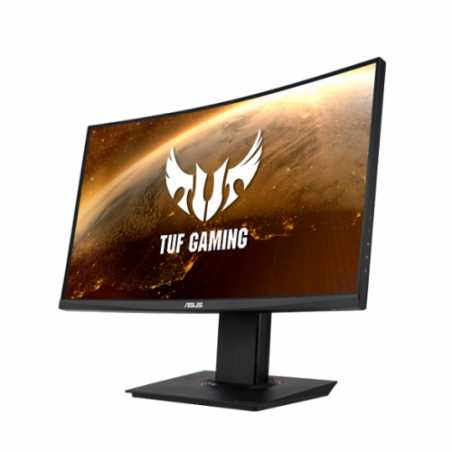 Asus 23.6" TUF Gaming Curved Monitor (VG24VQR), 1920 x 1080, 1ms, 2 HDMI, DP, 165Hz, FreeSync Premium, Shadow Boost, VESA