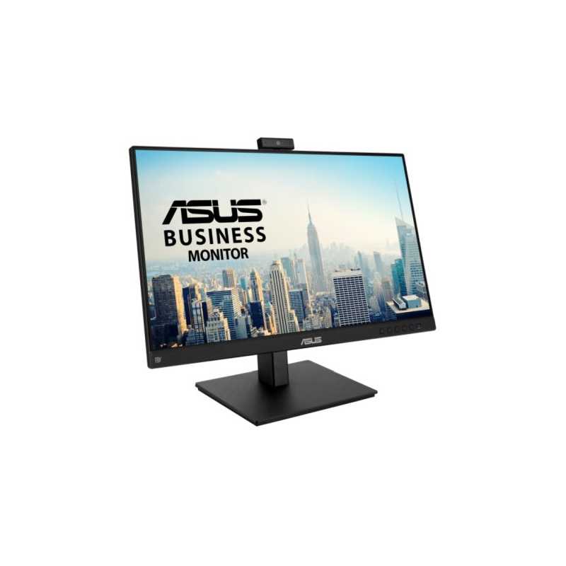 Asus 23.8" Frameless Video Conferencing Monitor (BE24EQSK) with FHD Webcam, Mic Array, IPS, 1920 x 1080, VGA, HDMI, DP, Speaker