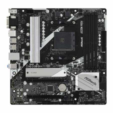 Asrock A520M PRO4, AMD A520, AM4, Micro ATX, 2 DDR4, VGA, HDMI, DP, M.2