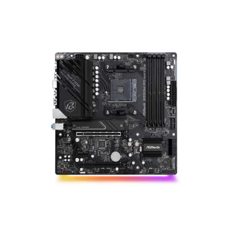 Asrock B550M PHANTOM GAMING RIPTIDE, AMD B550, AM4, Micro ATX, 4 DDR4, HDMI, DP,  XFire, 2.5GB LAN, RGB, 2x M.2