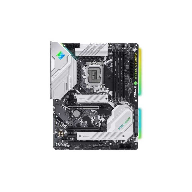 Asrock Z690 STEEL LEGEND, Intel Z690, 1700, ATX, 4 DDR4, HDMI, DP, PCIe5, 2.5GB LAN, RGB, 3x M.2 Asrock Z690 STEEL LEGEND, Intel Z690, 1700, ATX, 4 DDR4, HDMI, DP, PCIe5, 2.5GB LAN, RGB, 3x M.2