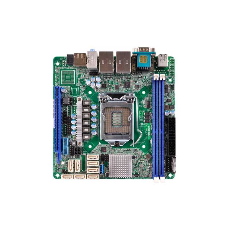 Asrock Rack C236 WSI Server Board, Intel C236, 1151, Mini ITX, DDR4, Dual GB LAN, Serial Port