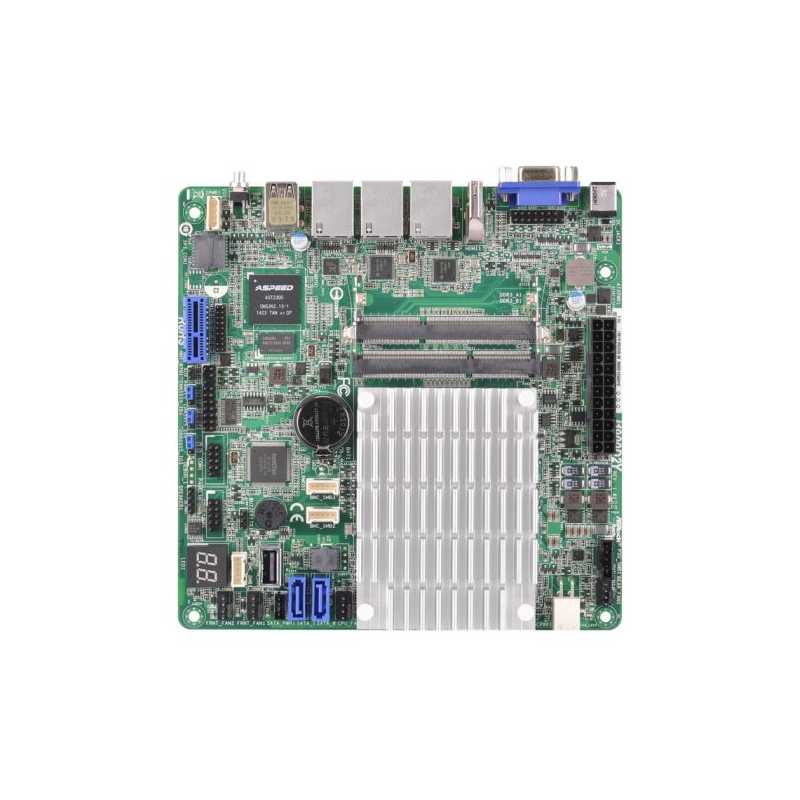 Asrock Rack J1900D2Y Server Board, Integrated CPU, Mini ITX, Dual GB LAN, USB3, IPMI LAN