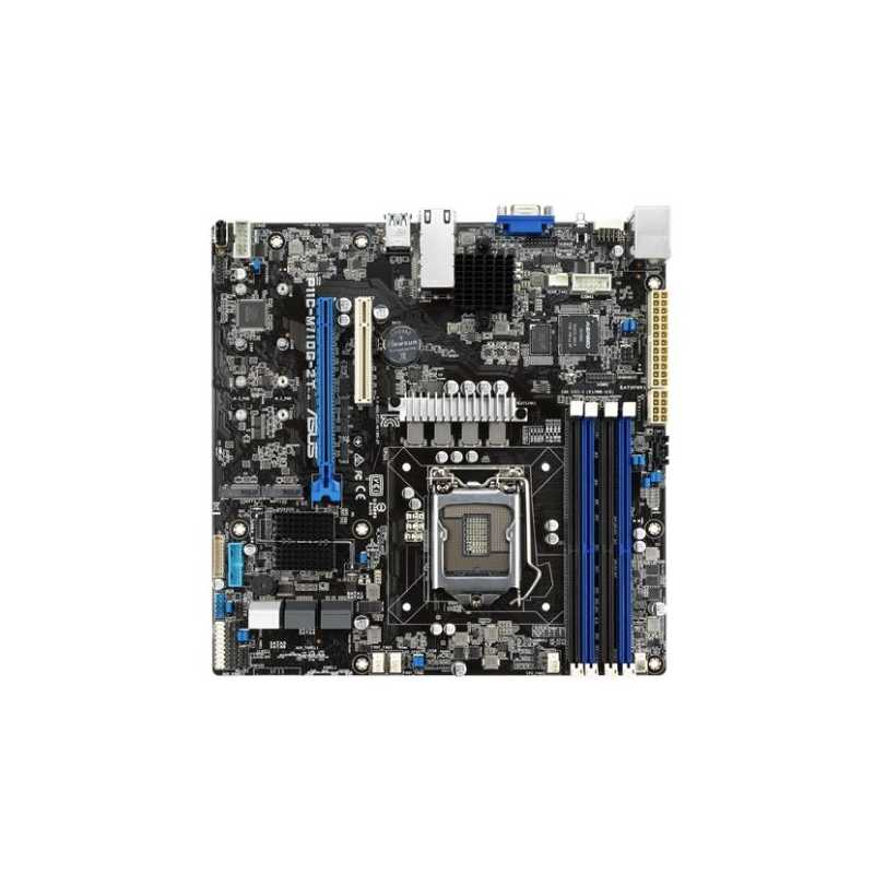 Asus P11C-M/10G-2T, Rack-Optimized Server MB, Intel C242, 1151, Intel Xeon E, Micro ATX, Dual 10G LAN, M.2, Server Management