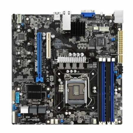 Asus P11C-M/10G-2T, Rack-Optimized Server MB, Intel C242, 1151, Intel Xeon E, Micro ATX, Dual 10G LAN, M.2, Server Management
