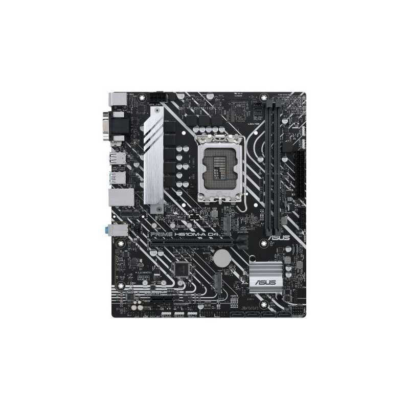 Asus PRIME H610M-A D4, Intel H610, 1700, Micro ATX, 2 DDR4, VGA, HDMI, DP, PCIe4, 2x M.2