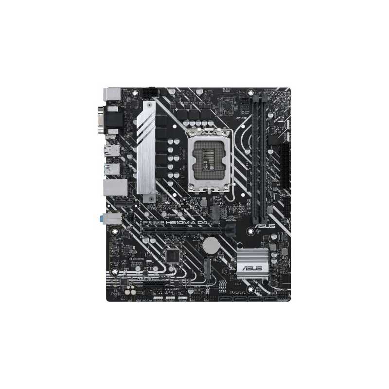 Asus PRO H610M-C D4-CSM - Corporate Stable Model, Intel H610, 1700, Micro ATX, 2 DDR4, VGA, HDMI, DP, PCIe4, 1x M.2