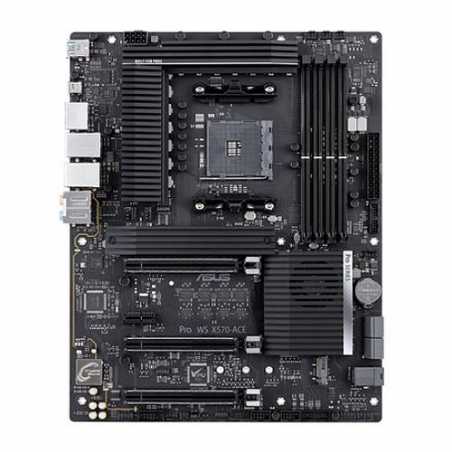 Asus PRO WS X570-ACE, Workstation, AMD X570, AM4, ATX, HDMI, DP, SLI/XFire, Dual GB LAN, Asus Control Center Express
