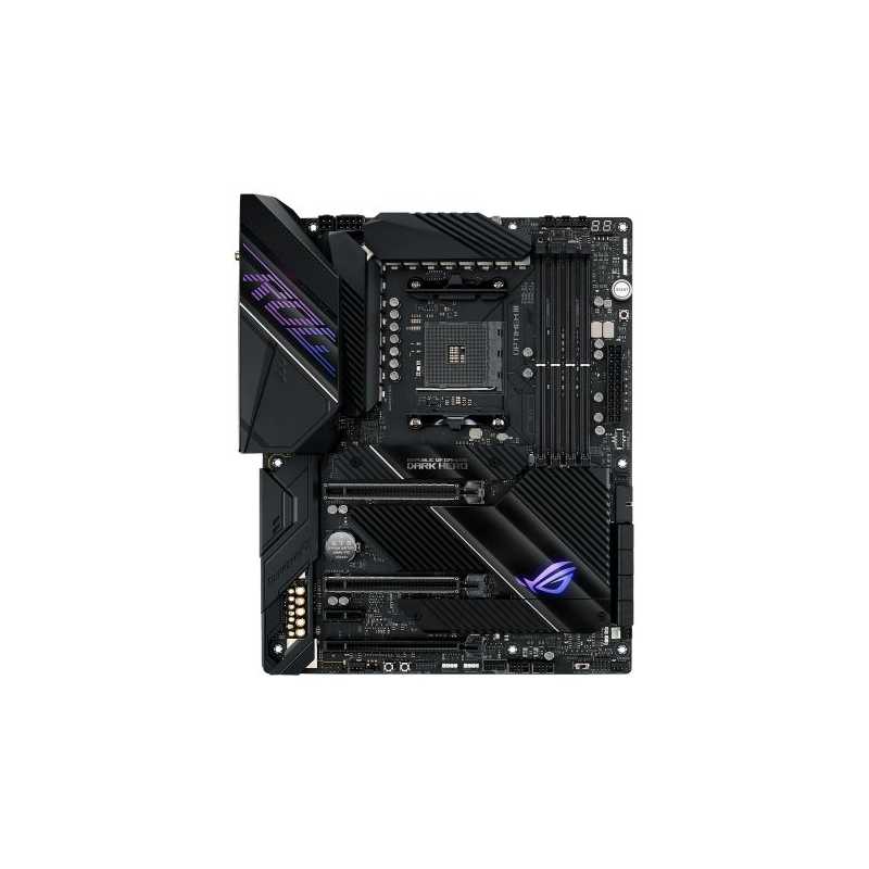 Asus ROG CROSSHAIR VIII DARK HERO, AMD X570, AM4, ATX, 4 DDR4, SLI/XFire, 2.5GB LAN, PCIe4, RGB Lighting, 2x M.2
