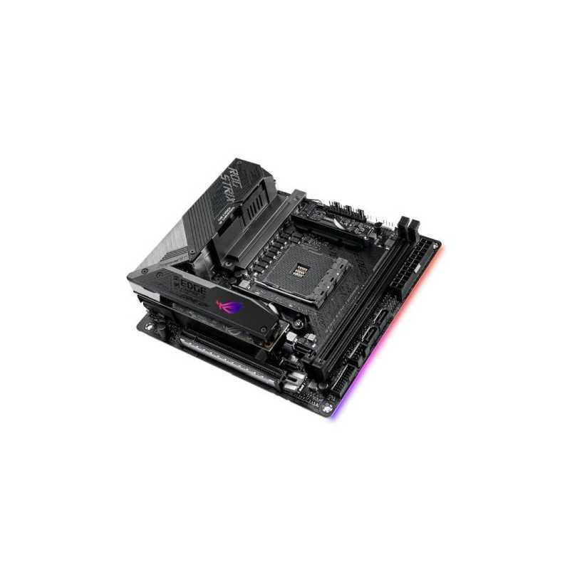 Asus ROG STRIX X570-I GAMING, AMD X570, AM4, Mini ITX, 4 DDR4, HDMI, DP, SLI/XFire, Wi-Fi, 2.5GB LAN, PCIe4, RGB Lighting