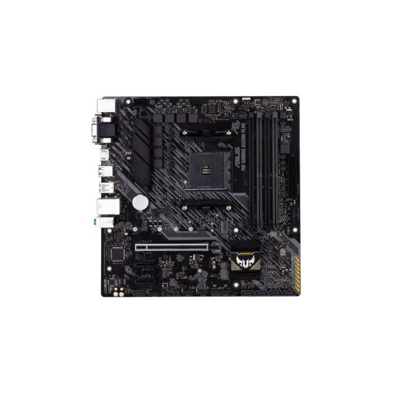 Asus TUF GAMING A520M-PLUS, AMD A520, AM4, Micro ATX, 4 DDR4, VGA, DVI, HDMI, M.2