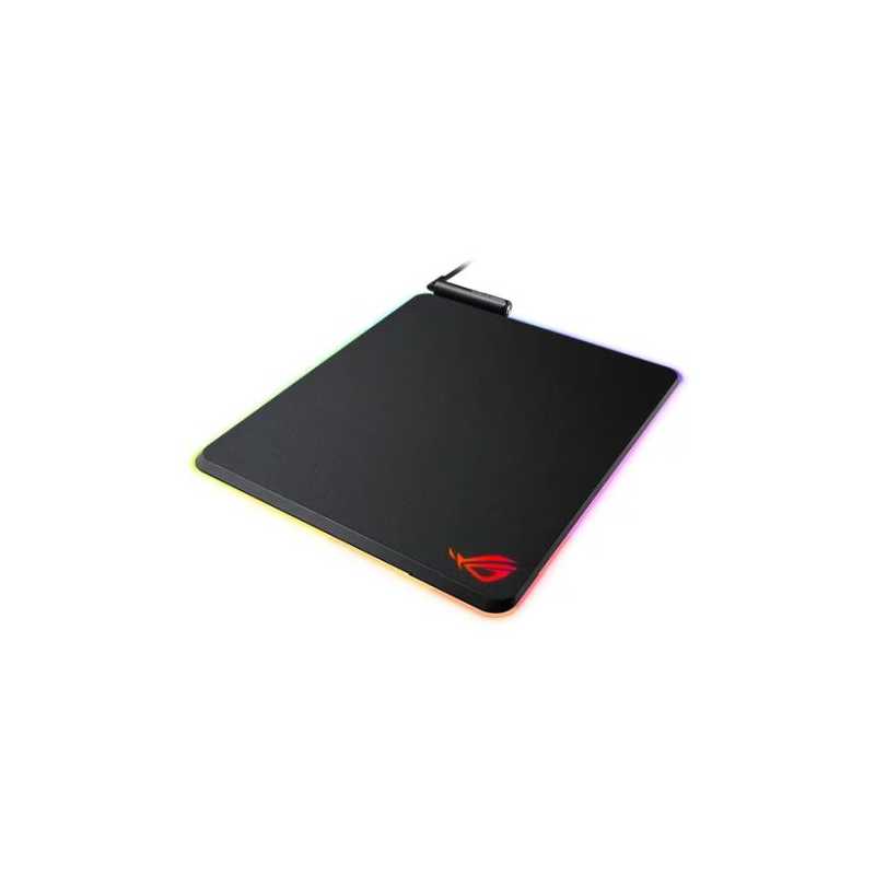 Asus ROG Balteus RGB Gaming Mouse Pad, Customisable Lighting, Non-slip, USB Passthrough, 370 x 320 x 7.9 mm